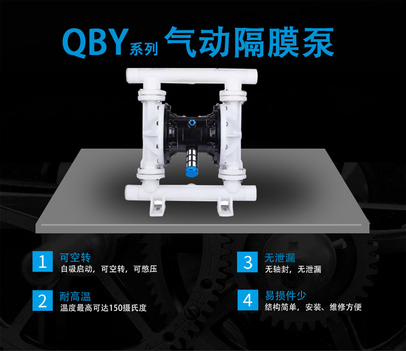 氣動隔膜泵優點